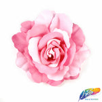 CLOSEOUT! 3D 2-tone Fabric Rose Flower Brooches (2 pieces)