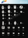 13x18mm Crystal Oval Sew-on Rhinestone w/ Metal Setting