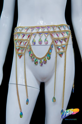 Brilliant Gem Body Chain/body Chain Bra/body Chain Jewelry/dance  Clothing/carnival Clothing -  Canada