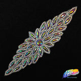 Marquise Motif Iron on Applique, IRA-058