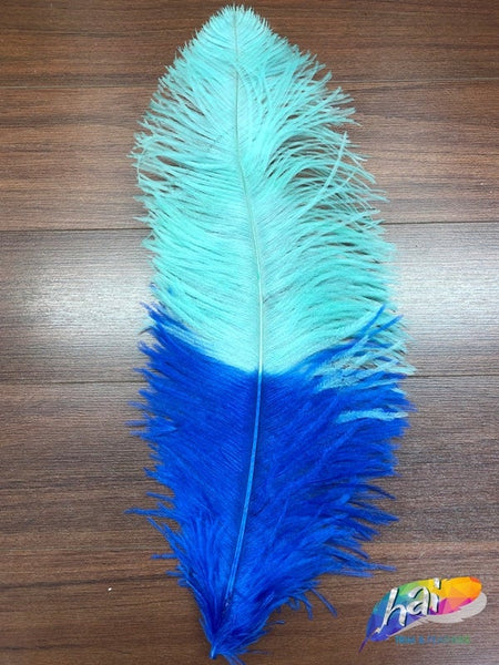 4ply Ostrich Feather Boas, Over 20 Colors to Pick Up (Aqua Blue)