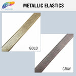 3/4" Metallic Colored Elastic Trim, EST-001