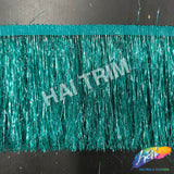 4 1/2" Teal Plastic Tinsel Fringe